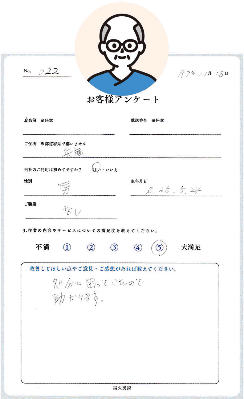 お客様アンケートの写真6
