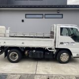 平ボディから幌付きトラックへ変身です!!